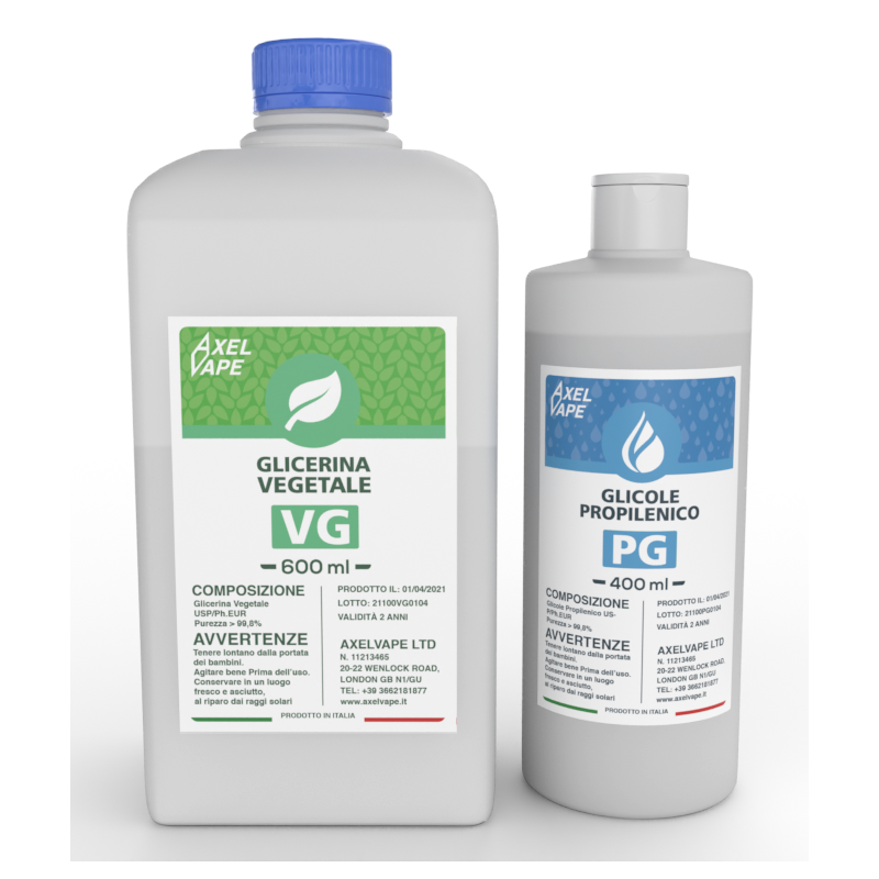 1 litre 60/40 Kit Base Neutra VG/PG