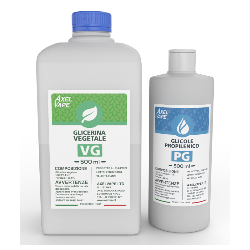 1 litre 50/50 Kit Base Neutra VG/PG